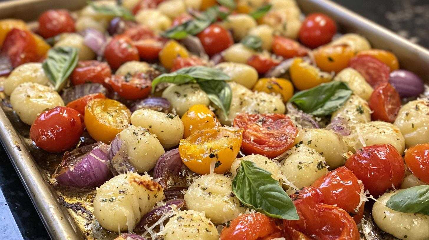 Sheet Pan Gnocchi with Roasted Vegetables - detail 3