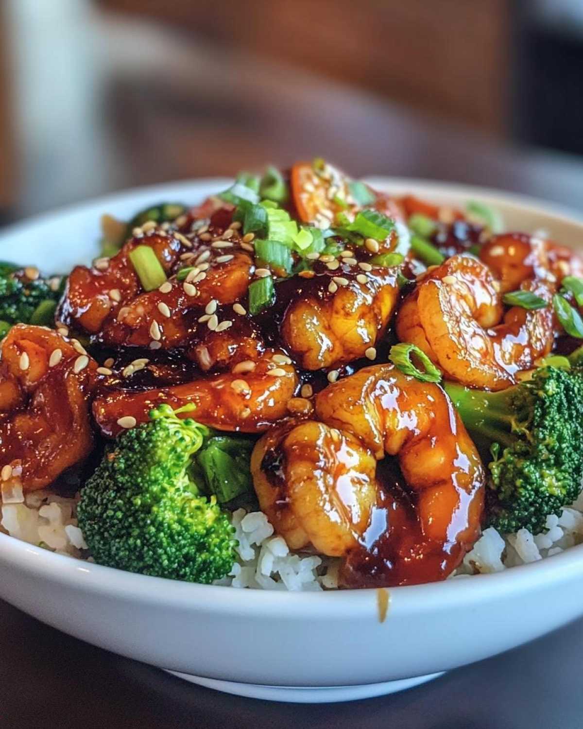 Shrimp And Broccoli - detail 1
