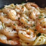 Shrimp Scampi Over Pasta