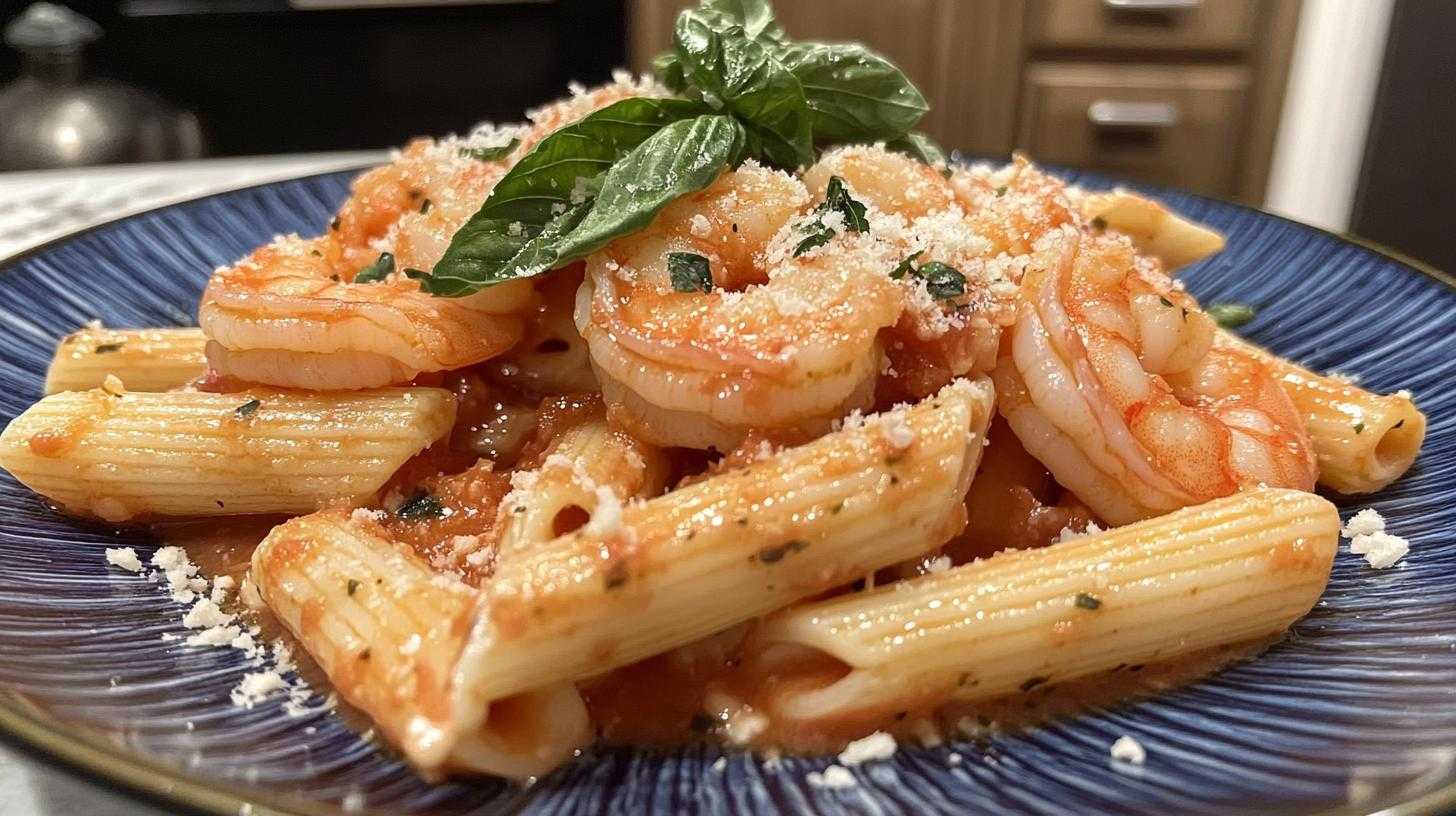Shrimp With Vodka Sauce - detail 3