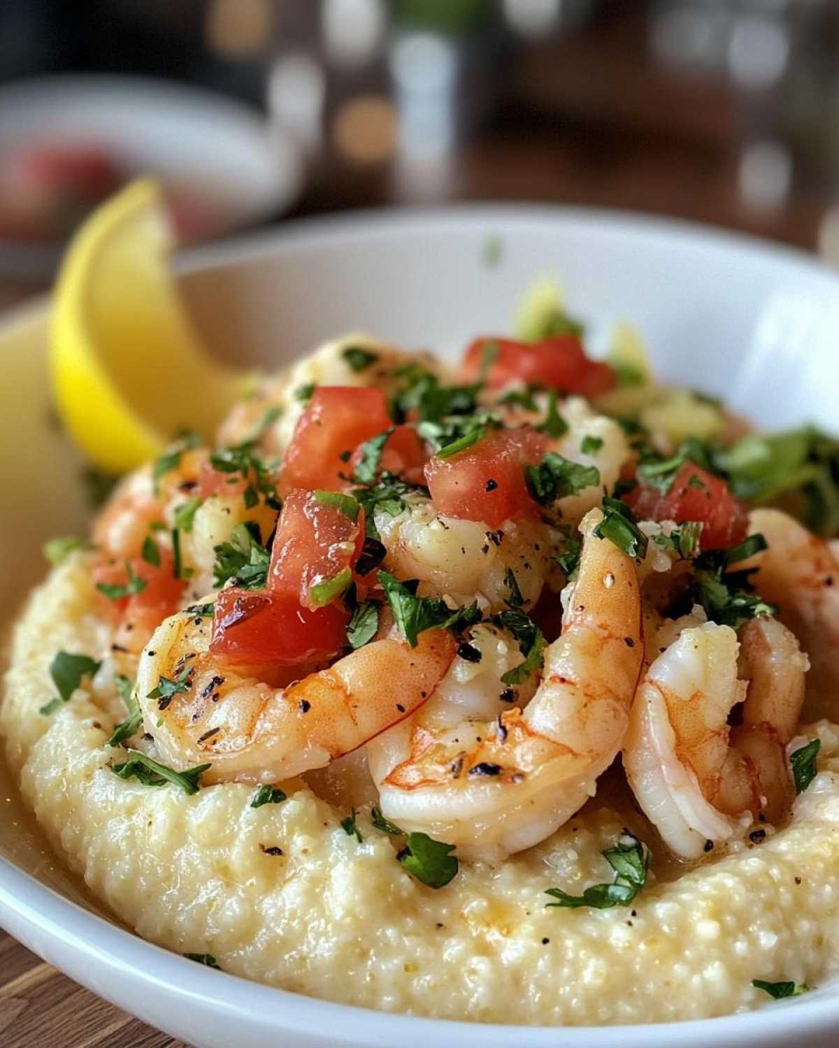 Shrimp and Grits - detail 2