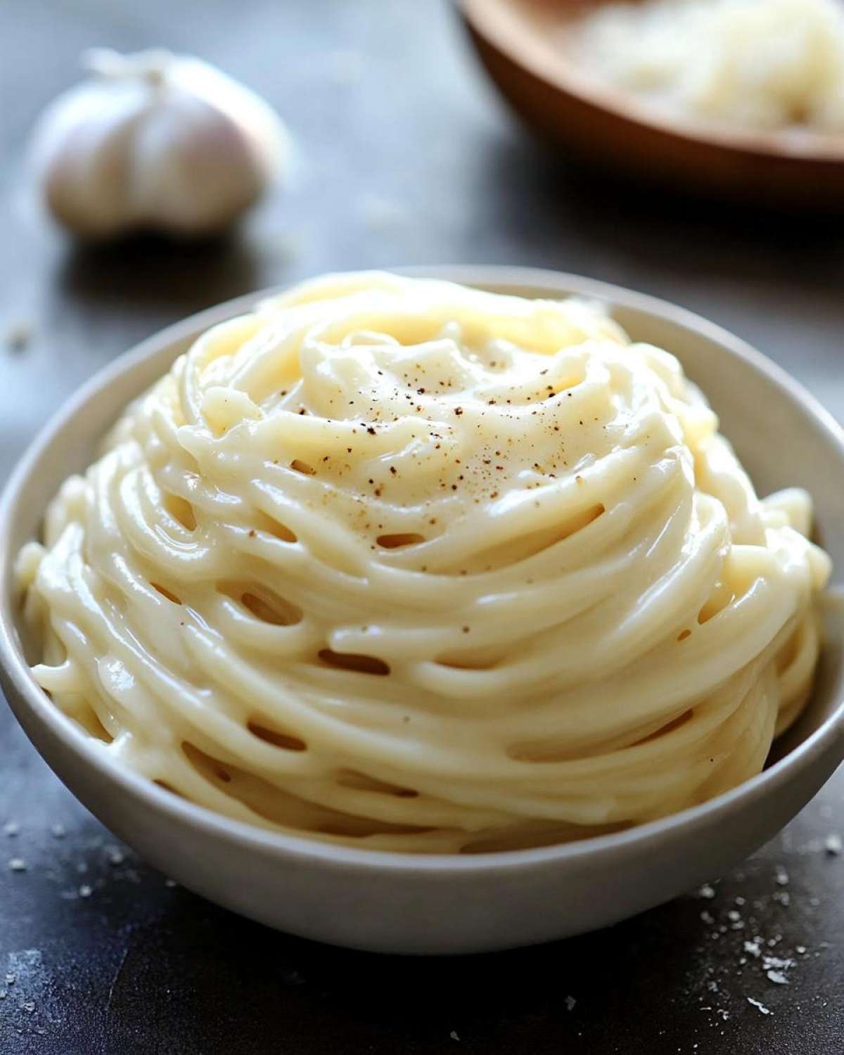 Silky Garlic Parmesan Alfredo Sauce - detail 1