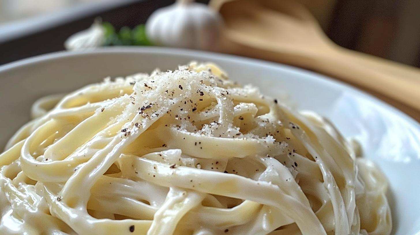 Silky Garlic Parmesan Alfredo Sauce - detail 3