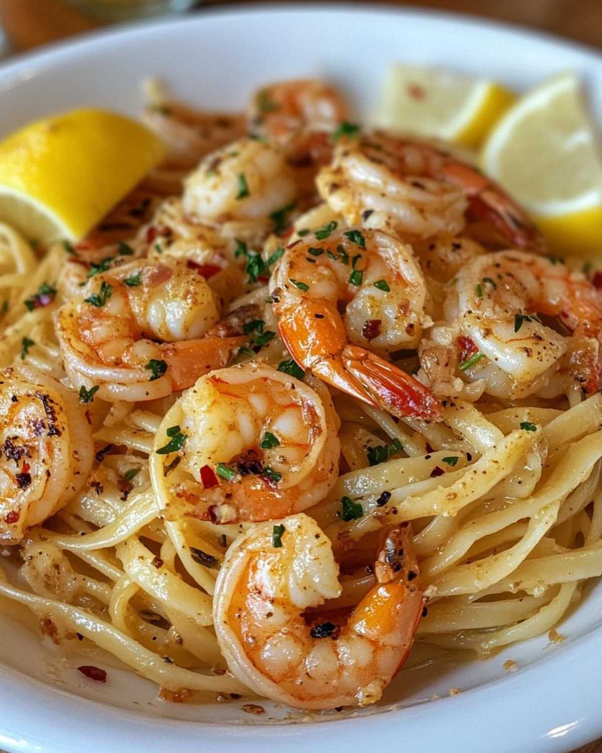 Simple Shrimp Scampi - detail 1