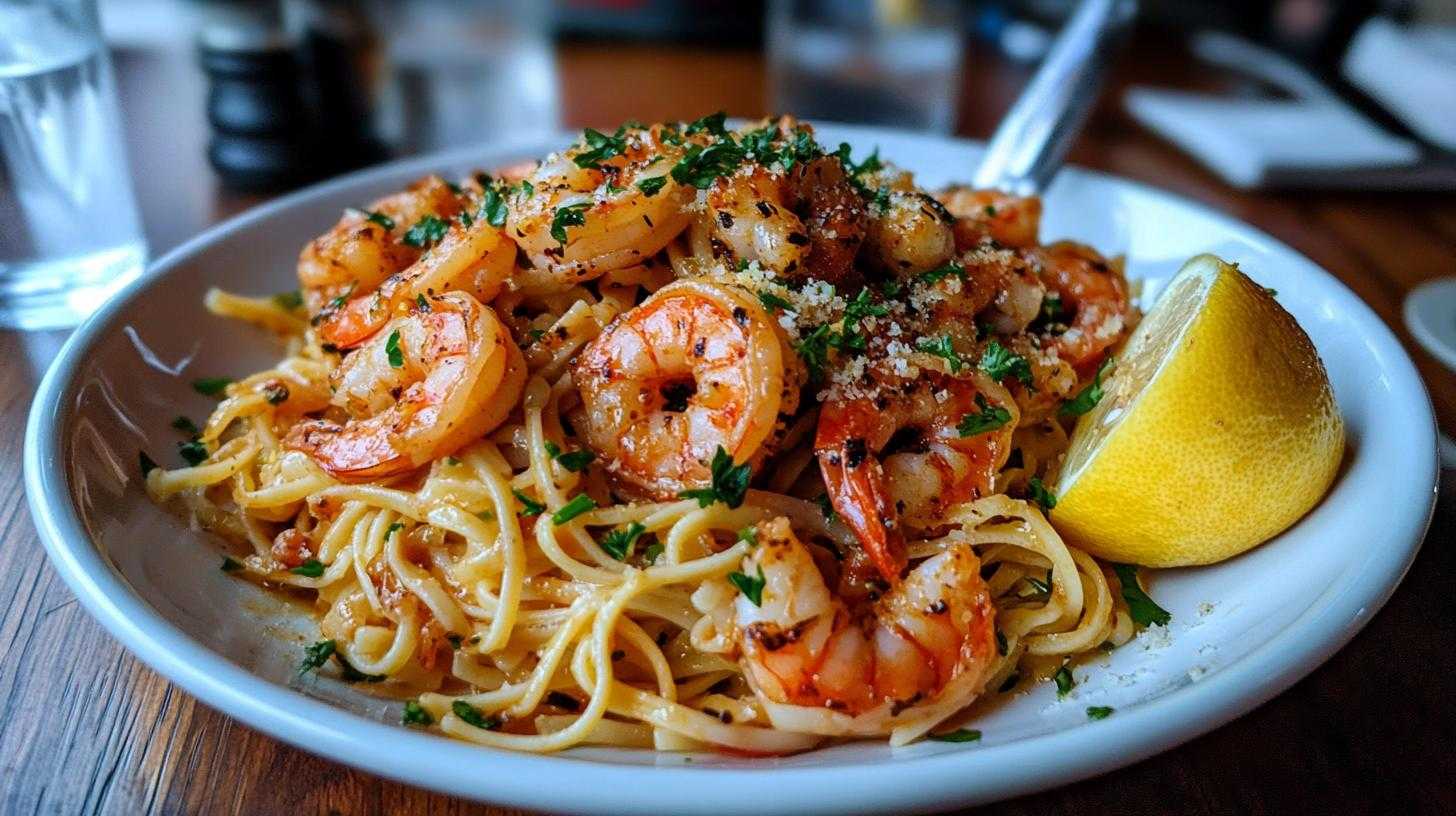 Simple Shrimp Scampi - detail 3