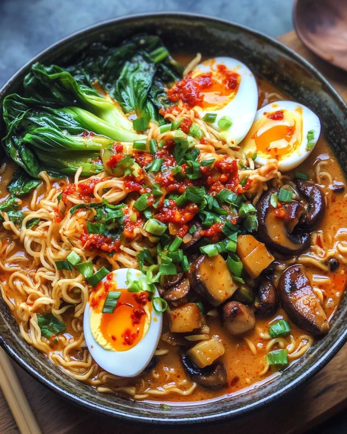 Spicy Coconut Curry Ramen - detail 2