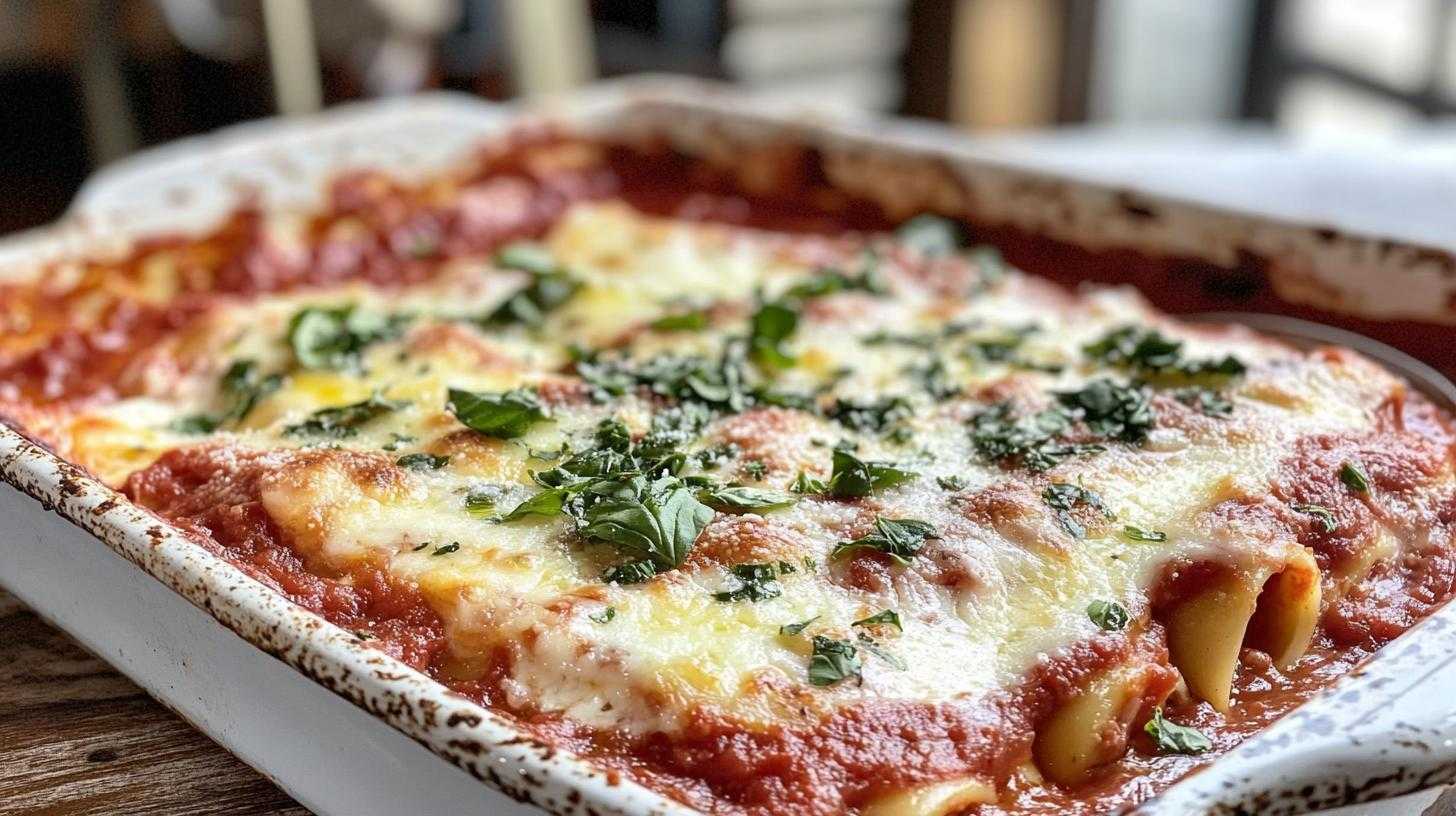 Three Cheese Manicotti - detail 3