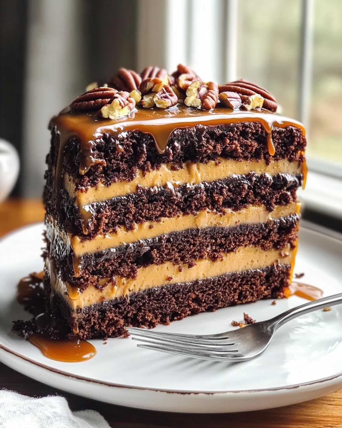 Turtle Caramel Cake Recipe - detail 1