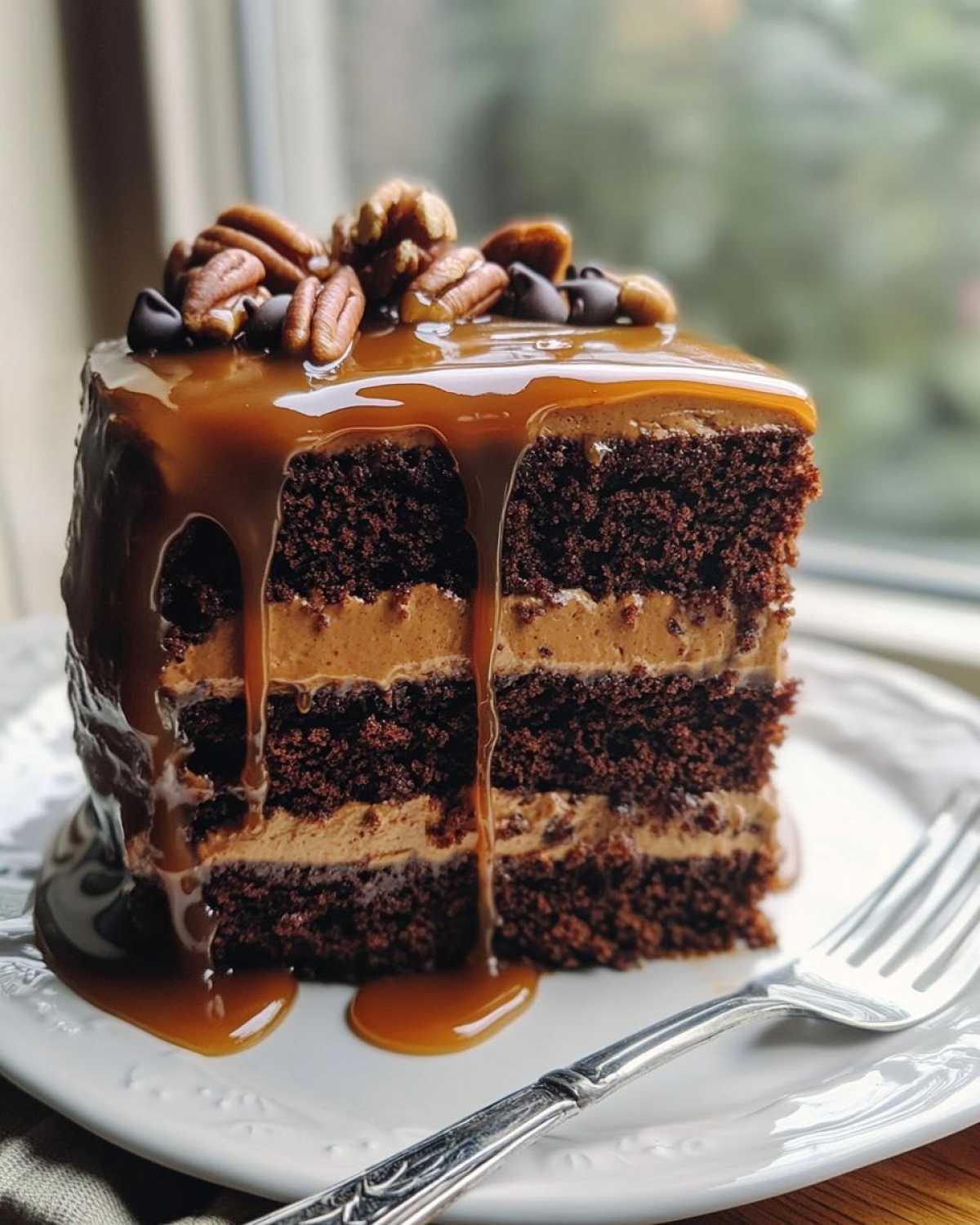 Turtle Caramel Cake Recipe - detail 2