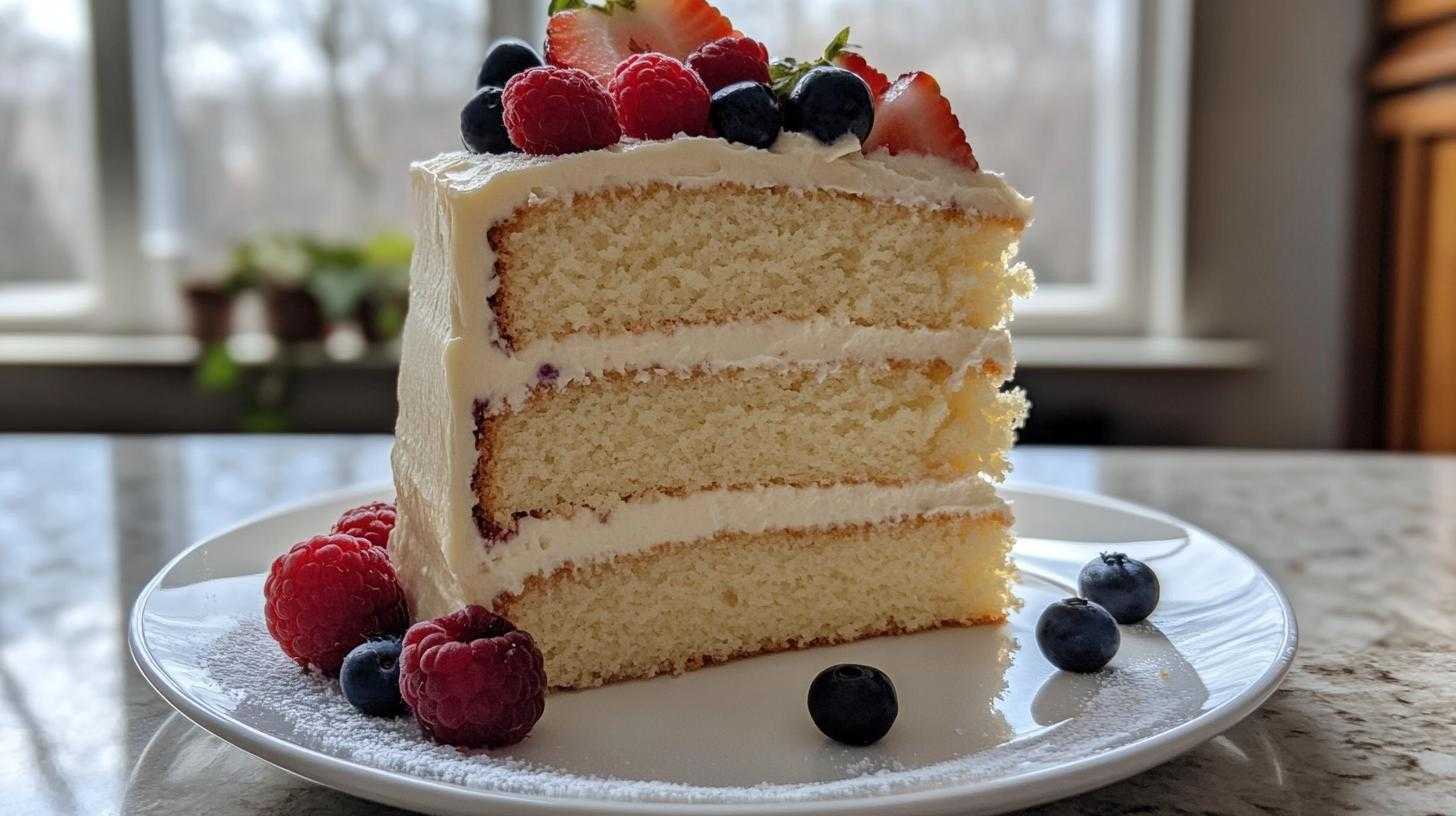 Vanilla Cake with Filling
