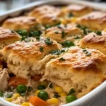 Serving of Red Lobster Chicken Cobbler on a plate