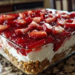 Making pretzel crust for strawberry pretzel dessert