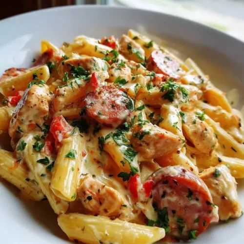 Family dinner table with Creamy Pepper Jack Pasta and sides