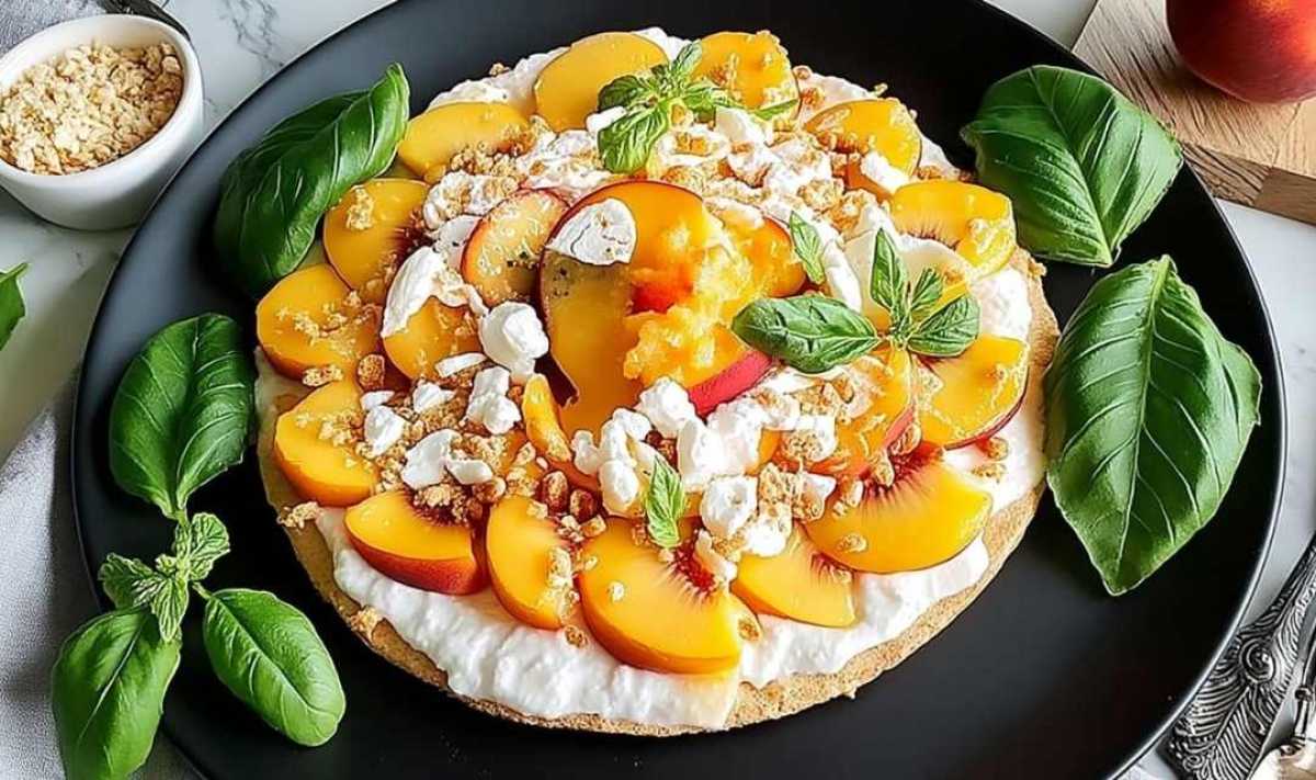 Millionaire Peach Salad in 5 Easy Creamy Steps
