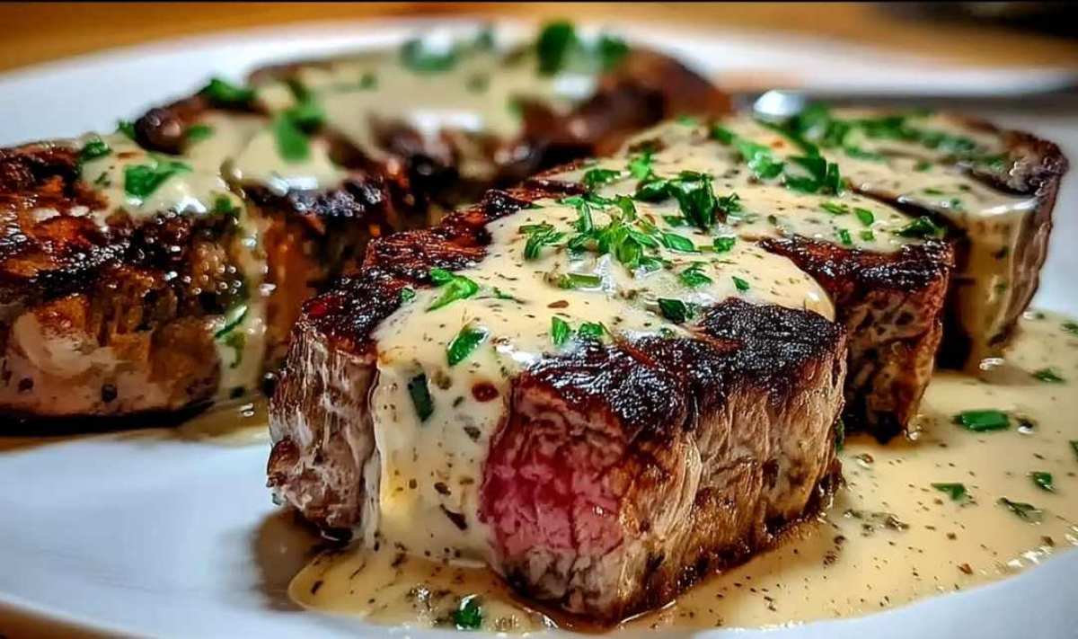 Juicy Steak & Garlic Sauce in 30 Minutes
