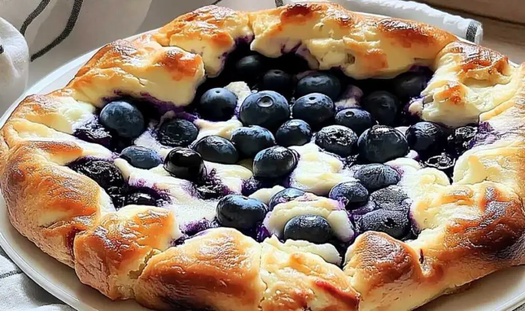 Cottage cheese eggs maple syrup blueberries vanilla cinnamon ingredients for breakfast bake