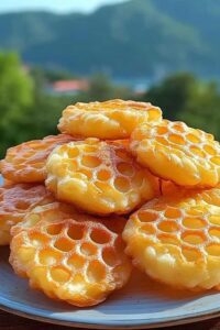 Cottage cheese mixture scooped on baking sheet before making chips