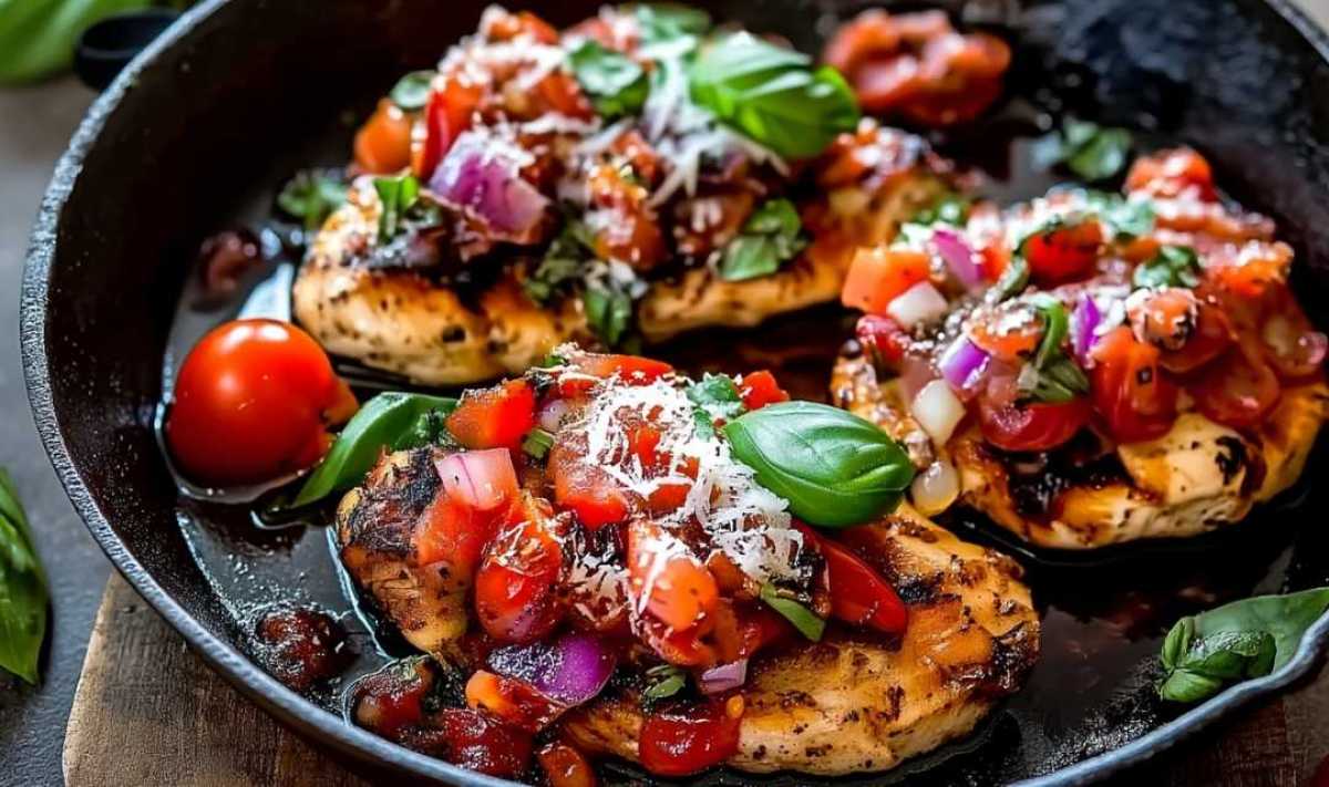 Simple Bruschetta Chicken Recipe in 30 Minutes