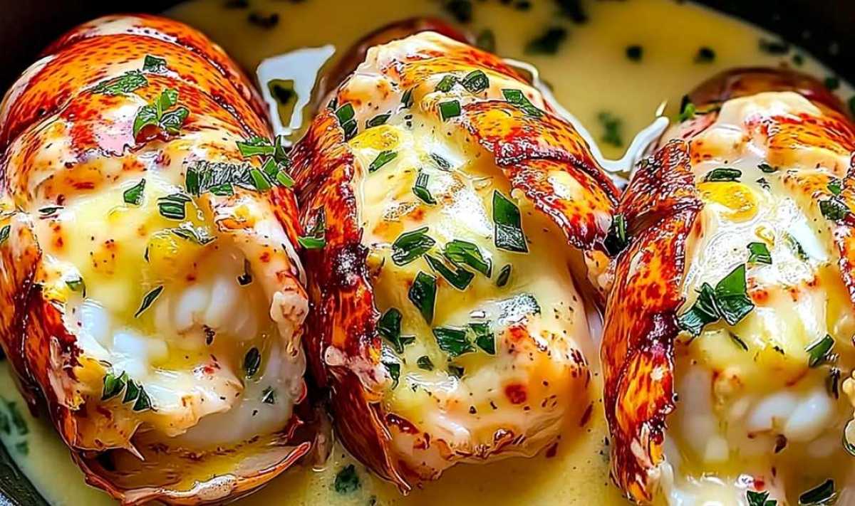 Creamy Garlic Butter Lobster Tails in 15 Mins
