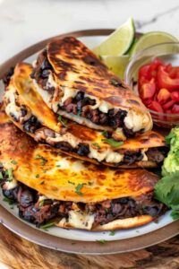 Three cooking methods for crispy black bean tacos - oven baked pan fried air fried