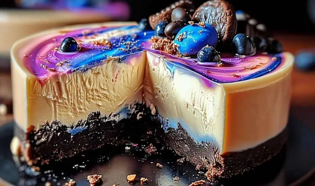 Galaxy Cookie Cheesecake ingredients including Galaxy chocolate, cream cheese, and digestive biscuits