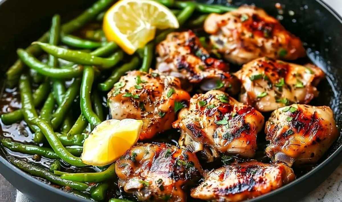 Lemon Garlic Butter Chicken Skillet Dinner