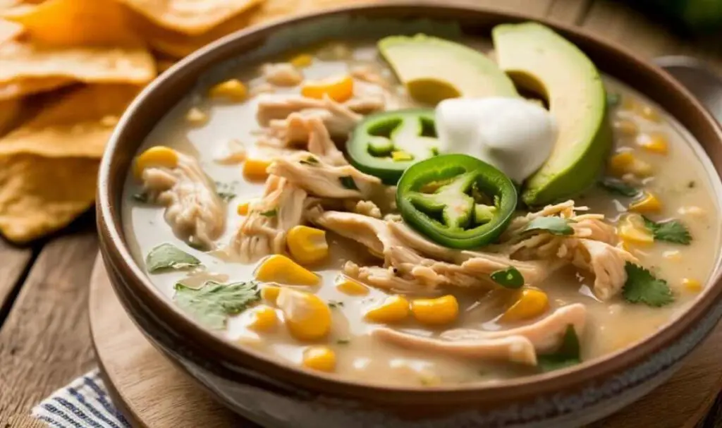White chicken chili ingredients laid out on counter