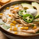 White chicken chili ingredients laid out on counter