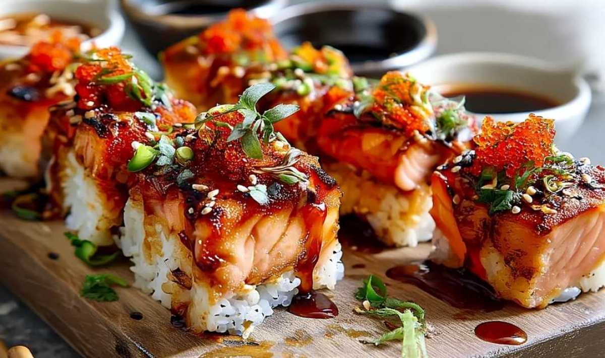 Spicy Salmon Sushi Bake in 45 Minutes