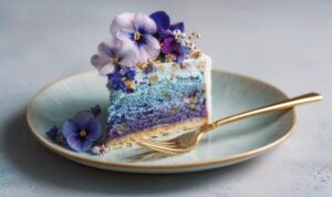 Butterfly Pea Flower Cake