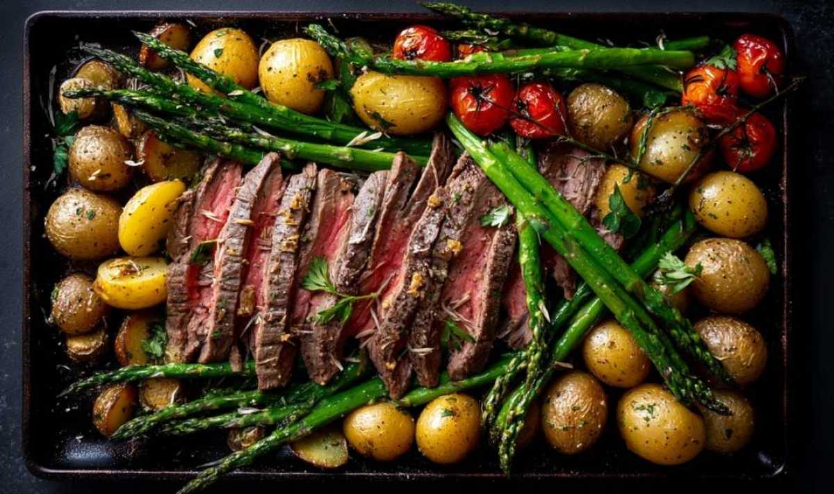 Sheet Pan Parmesan Steak and Potatoes – Easy One-Pan Dinner