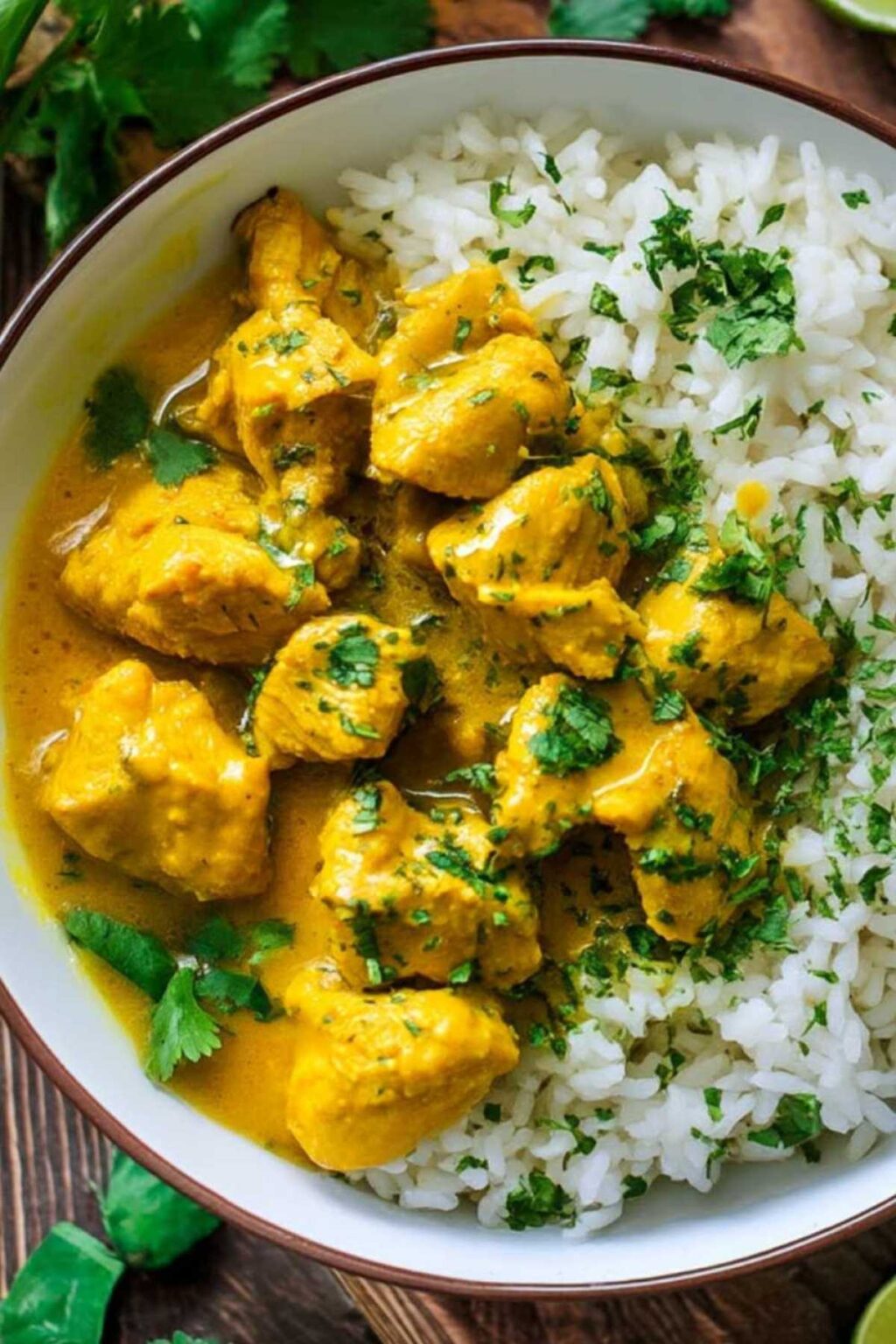 Coconut Curry Chicken with Creamy Coconut Rice
