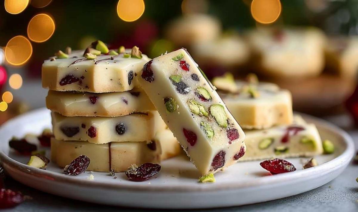 White Chocolate Cranberry Pistachio Cookies