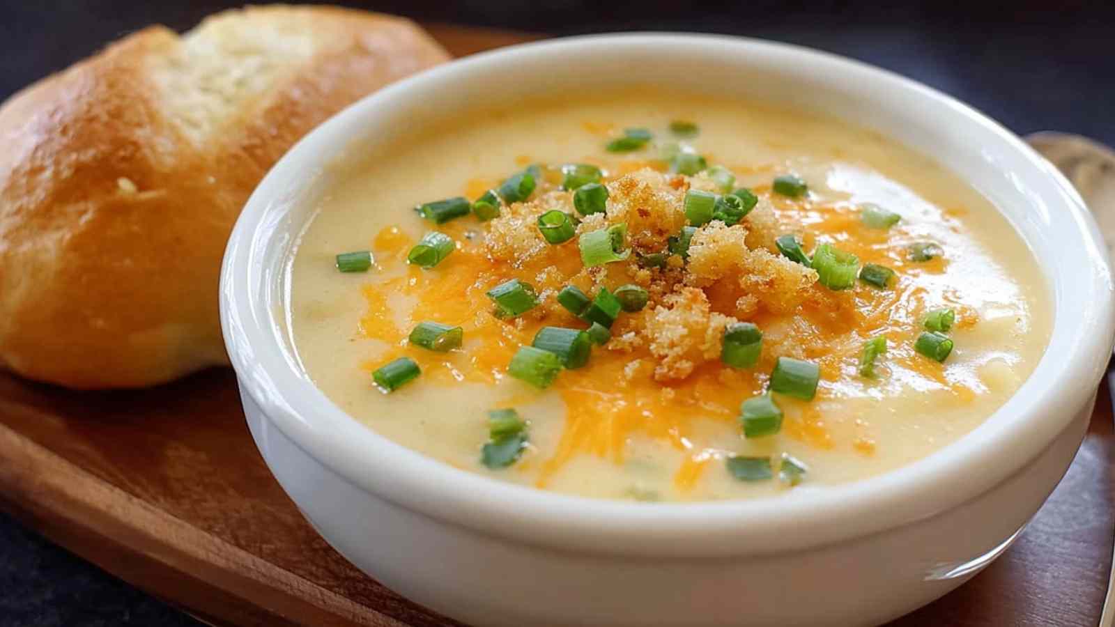Crockpot Cheesy Potato Soup Recipe