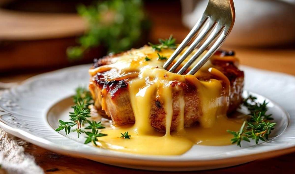 French Onion Pork Chops in One Skillet