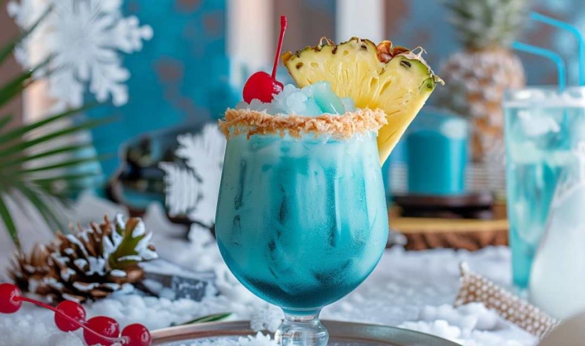 Jack Frost Cocktail – Tropical & Frosty