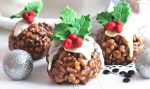Rice Krispie Christmas Puddings (4)