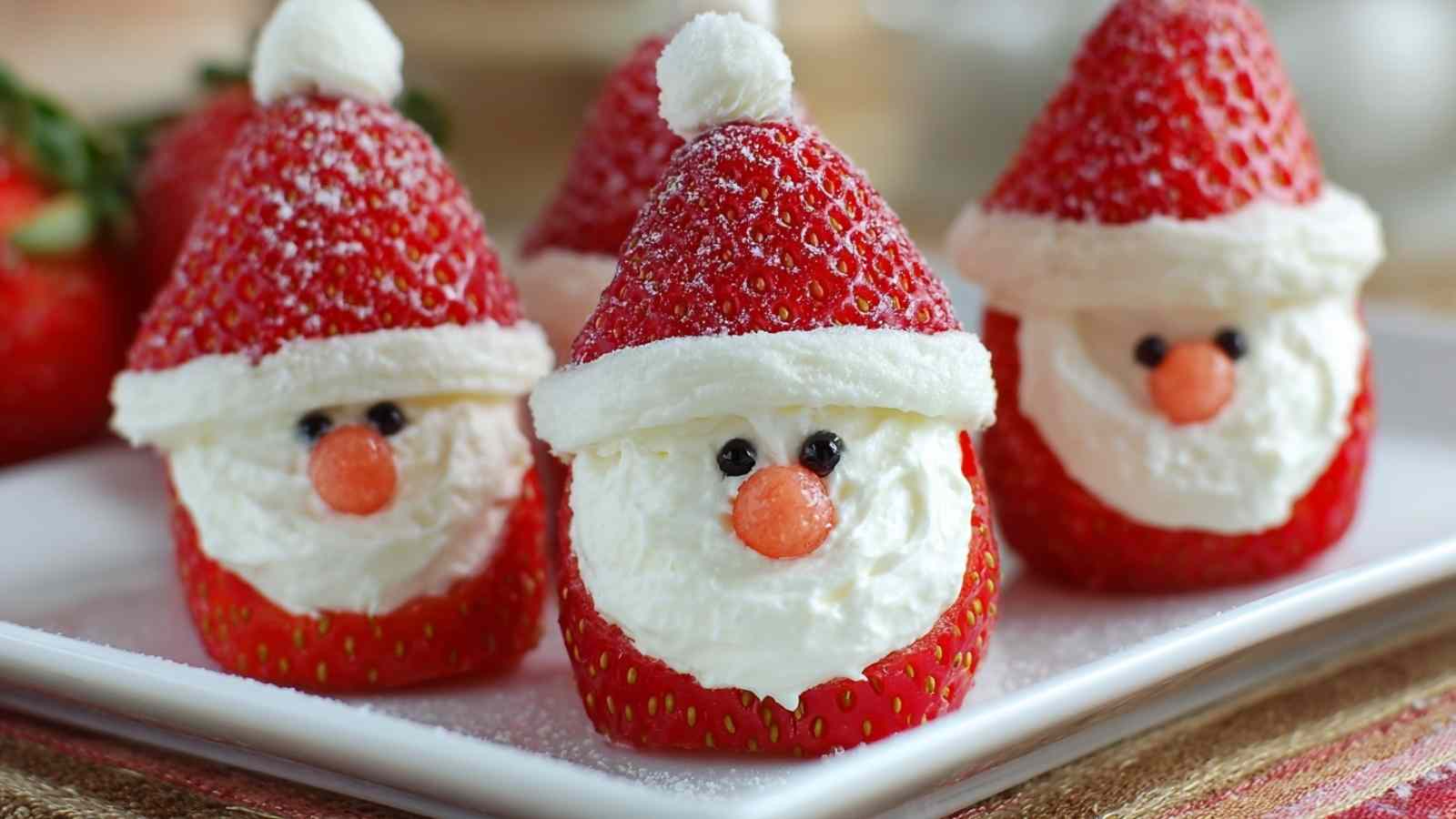 Strawberry Santas Recipe: Adorable 4-Ingredient Christmas Treats