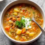 Vegetarian Lentil Soup.