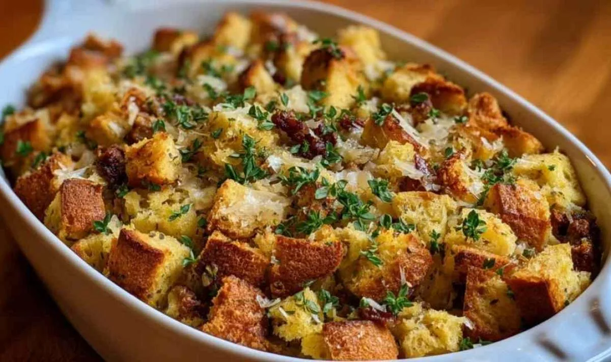 Amish Potato Bread Stuffing