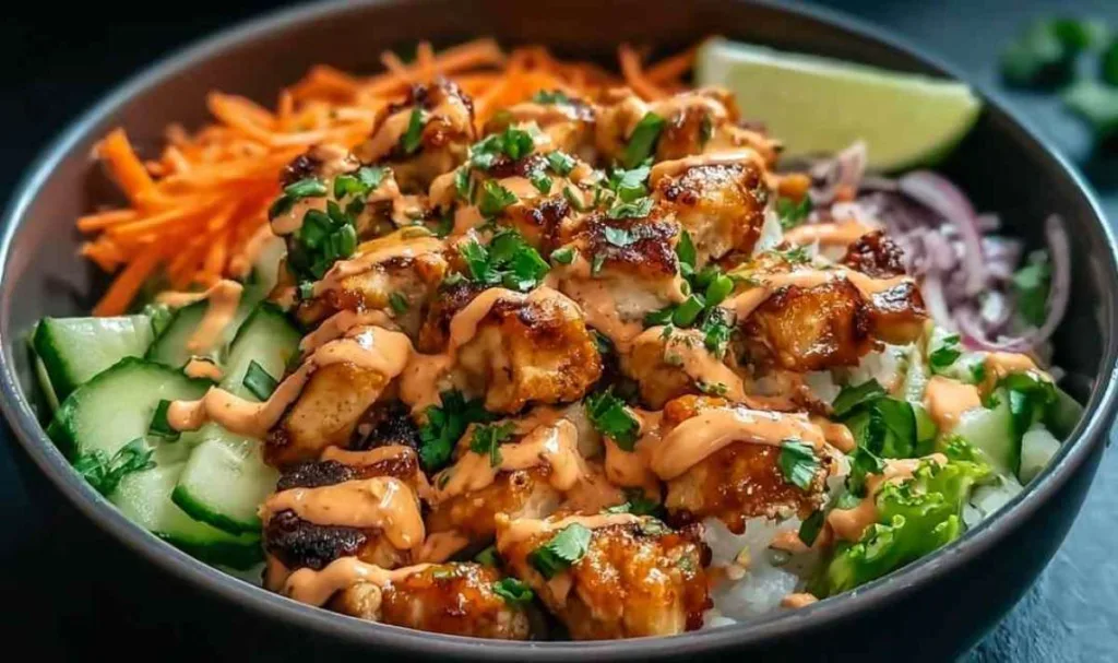 Bang Bang Chicken Bowl A Flavorful Recipe Delight!