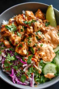 Bang Bang Chicken Bowl A Flavorful Recipe Delight!