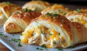 Cheesy Chicken Crescent Rolls: Easy 30-Minute Weeknight Dinner Cheesy Chicken Crescent Rolls (1)