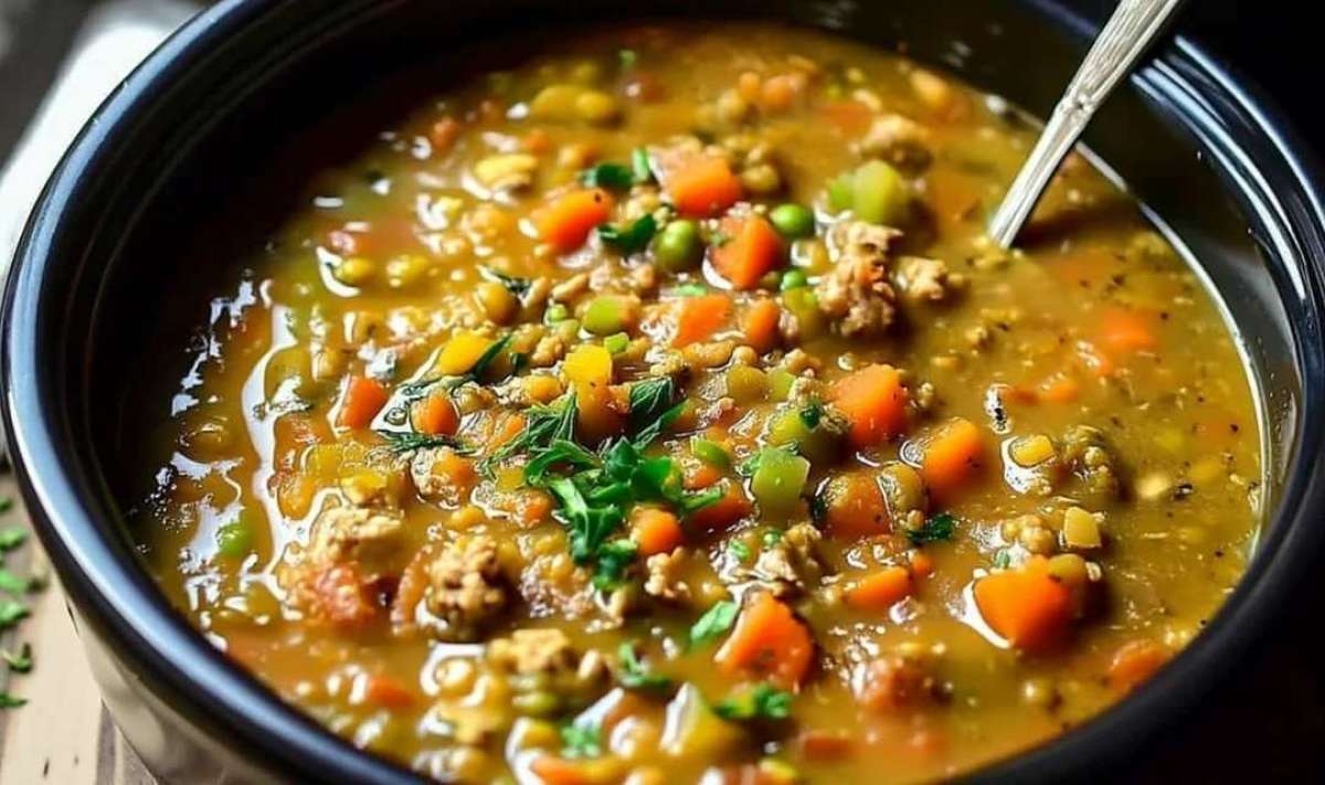 Chicken Lentil Soup – Hearty & Easy