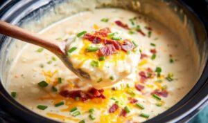 Crockpot Potato Soup Frozen Potatoes – Easy, Creamy & Loaded
