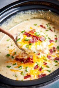 Crockpot Potato Soup Frozen Potatoes – Easy, Creamy & Loaded