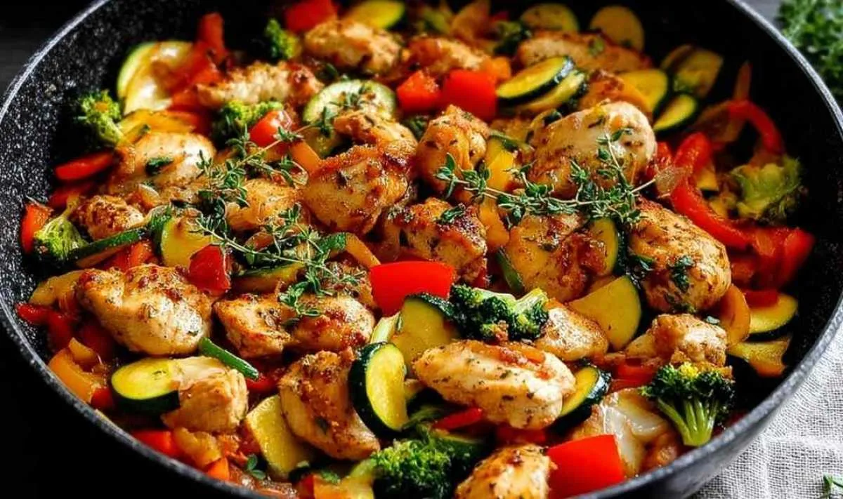 Easy Chicken and Vegetables Skillet Recipe - One-Pan Dinner in 30 Minutes