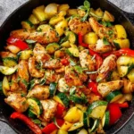 Easy Chicken and Vegetables Skillet Recipe - One-Pan Dinner in 30 Minutes