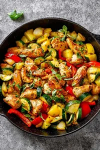 Easy Chicken and Vegetables Skillet Recipe - One-Pan Dinner in 30 Minutes