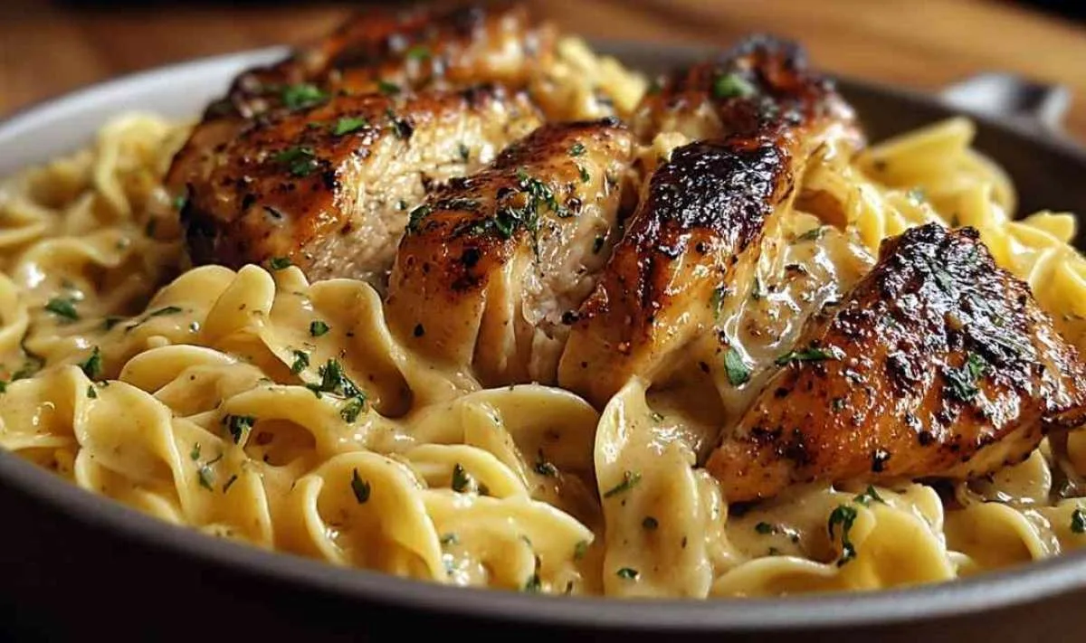 Easy Chicken with Buttered Noodles Recipe - Comforting Family Dinner in 30 Minutes